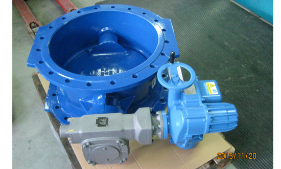 DN600 elektromotoros pillangószelep